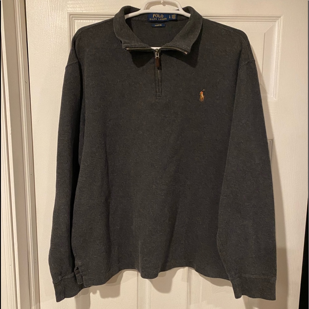 Polo Ralph Lauren Men's Estate-Rib Cotton Quarter-Zip Pullover